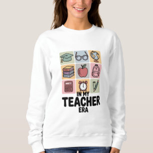 Sudadera En Mi Era de Maestra Vida de Maestra de Jardín de 
