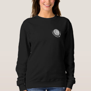 Sudadera En Mi Era de Mamá de Voleibol Groovy Retro Diverti