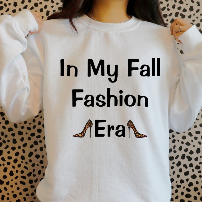 Sudadera en mi era de moda otoñal tacones altos (Subido por el creador)