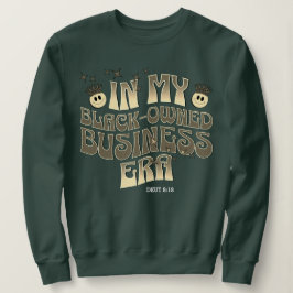 Sudadera EN MI ERA DE NEGOCIOS DE NEGRO Fun Groovy Retro