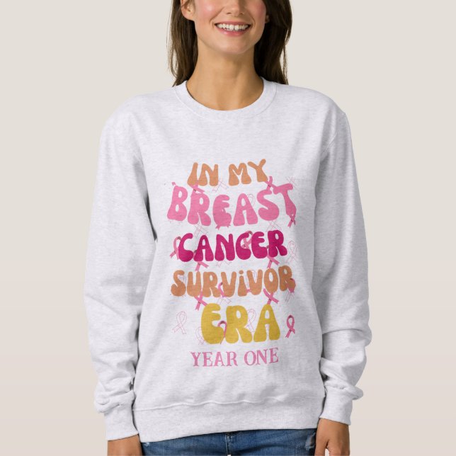 Sudadera En mi era de sobrevivientes de cáncer de mama, sob (Anverso)