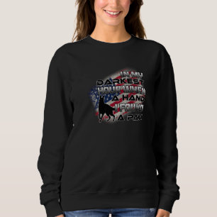 Sudadera En mi hora más oscura cuando necesitaba una mano e