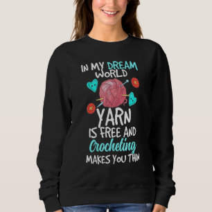 Sudadera En Mi Mundo De Sueño El Yarn Es Gratuito Y El Croc