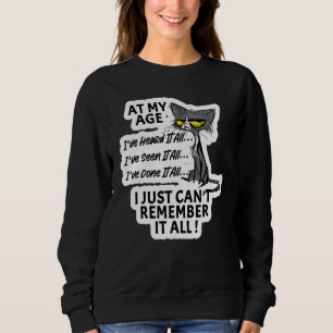 Sudadera En mi personaje de edad he visto oír y lo he hecho