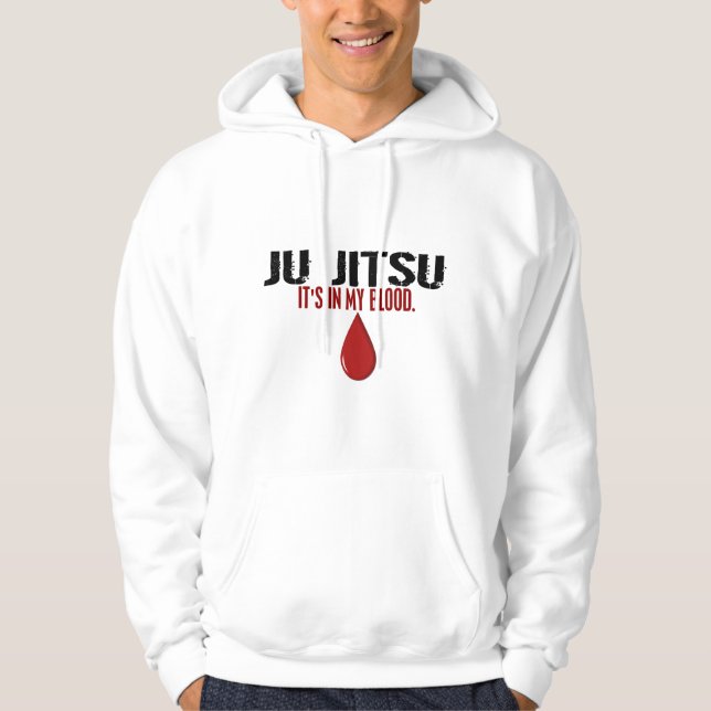 Sudadera En mi sangre JU JITSU (Anverso)