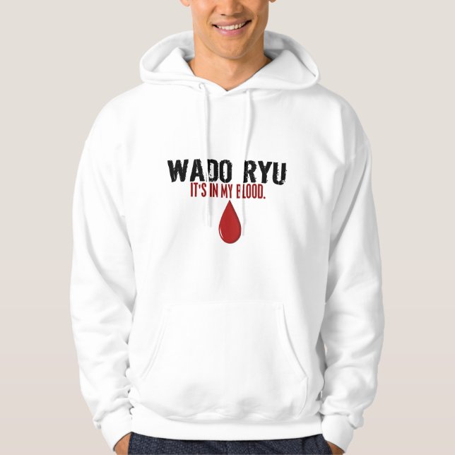 Sudadera En mi sangre WADO RYU (Anverso)