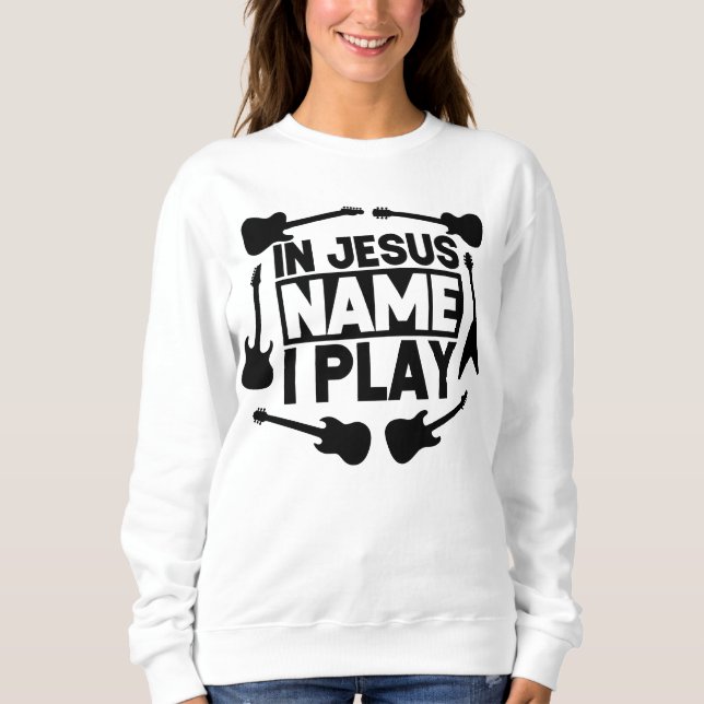 Sudadera En nombre de Jesús, juego (Anverso)