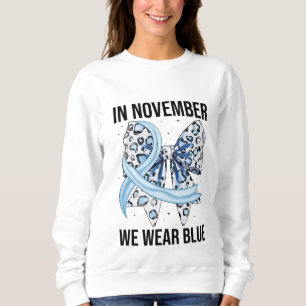 Sudadera En Noviembre Usamos Diabetes Azules Conciencia Azu