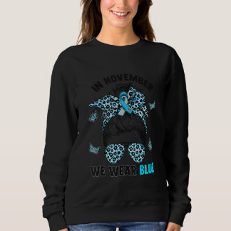 Sudadera En Noviembre, Usamos Diabetes Azules Y Desordenado