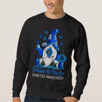 Sudadera En Noviembre Usamos Gnomies Azules Diabetes A