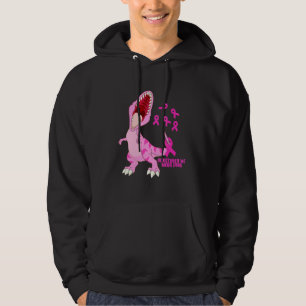 Sudadera En Octubre Nosotros Vestimos Rosa Dinosaurio Trex
