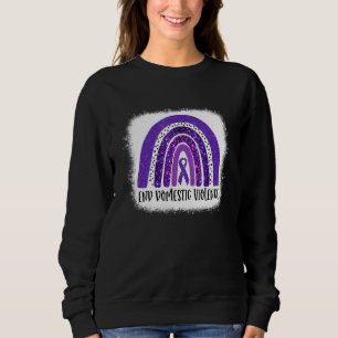 Sudadera En Octubre Usamos Aw De Violencia Doméstica De Púr