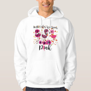 Sudadera En Octubre Usamos Awarene De Cáncer De Mama Rosa