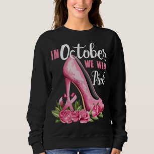 Sudadera En Octubre Usamos Conciencia Sobre El Cáncer De Ma