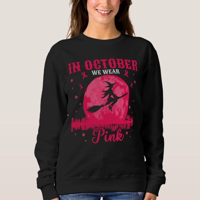 Sudadera En Octubre Usamos Conciencia Sobre El Cáncer Rosa (Anverso)