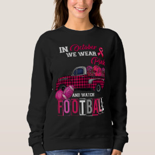Sudadera En octubre usamos el rosado y vemos el fútbol