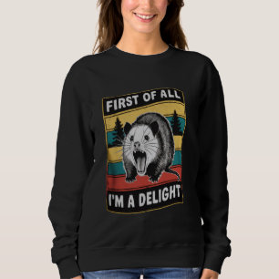 Sudadera En primer lugar, soy un delantal enfurecido y sórd