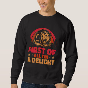 Sudadera En primer lugar, soy un delantal enfurecido y sórd