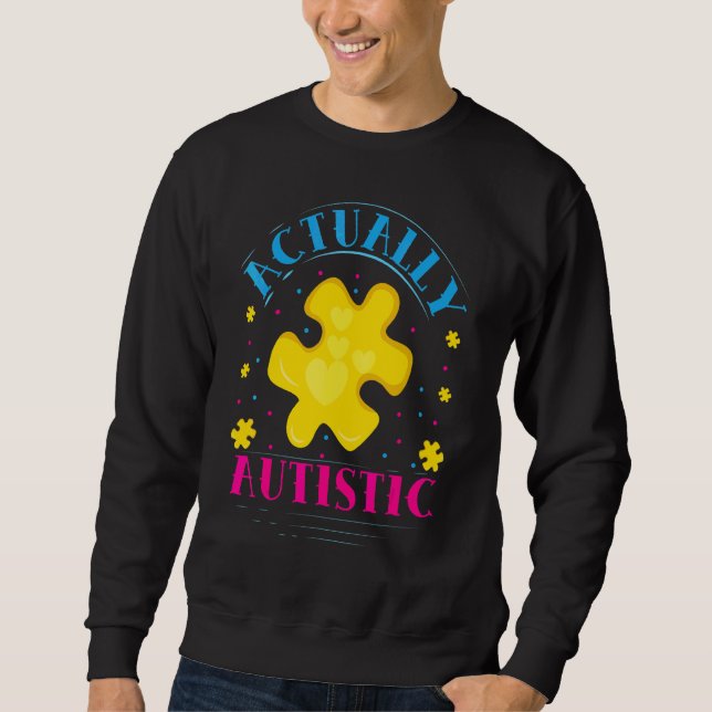 Sudadera En realidad autista (Anverso)