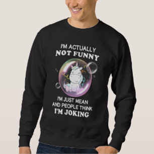 Sudadera En Realidad No Soy Solo Un Medio Y La Gente Piensa