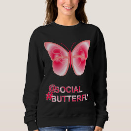 Sudadera En Social Hashtag Butterfly