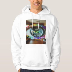 Sudadera en tus ojos, te amo por siempre