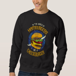 Sudadera En Un Mundo De Hamburguesas Sea Un Ayuno De Quebur