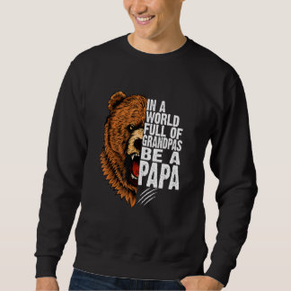 Sudadera En Un Mundo Lleno De Abuelos, Sea Un Día De Padres