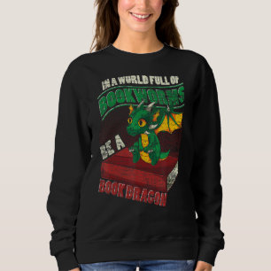 Sudadera En Un Mundo Lleno De Gemelos De Libros Sea Un Libr