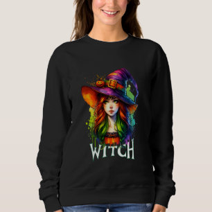 Sudadera En un mundo lleno de princesas sé bruja por Hallo