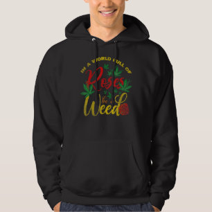 Sudadera En Un Mundo Lleno De Rosas Sea Un Diseño De Reggae
