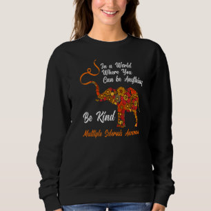 Sudadera En Un Mundo Que Sea Amable Señora Elefante Escelro