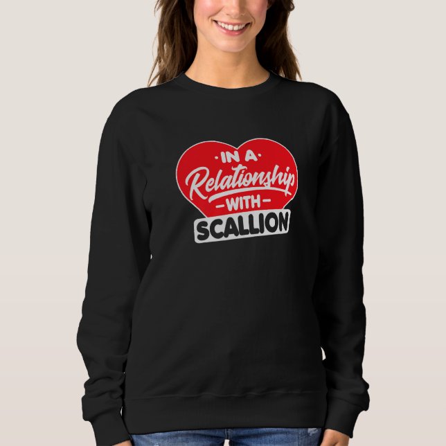 Sudadera En Una Relación Con Scallions Scallion Onion (Anverso)