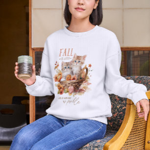 Sudadera Enamorarse de tantas cosas como sea posible, caer