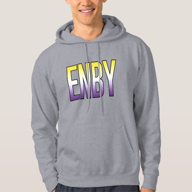 Sudadera ENBY - No binario (Anverso)