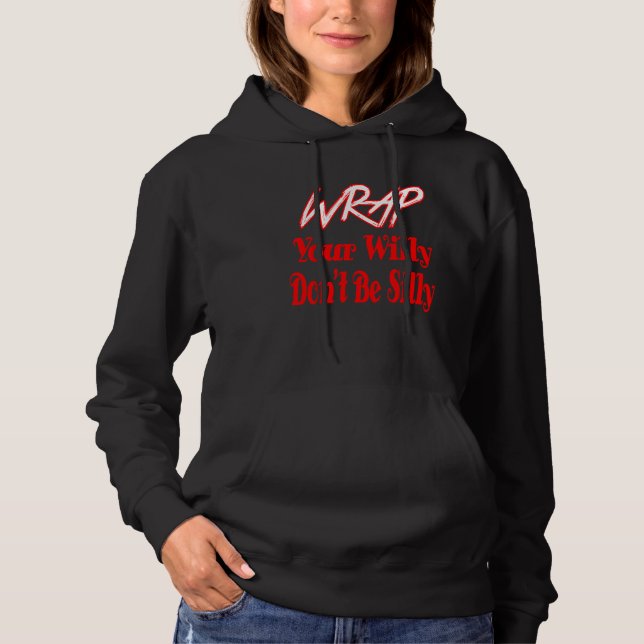 Sudadera Encajar tu testamento no es gracioso (Anverso)