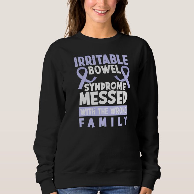Sudadera Encantado Con El Irritable Síndrome Bowel De La Fa (Anverso)