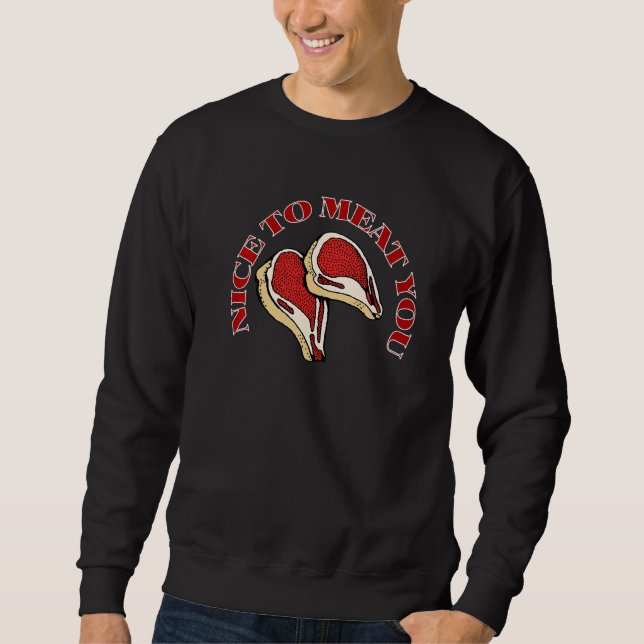 Sudadera Encantado de Conocerte Dijo Sam El Carnicero a Ali (Anverso)