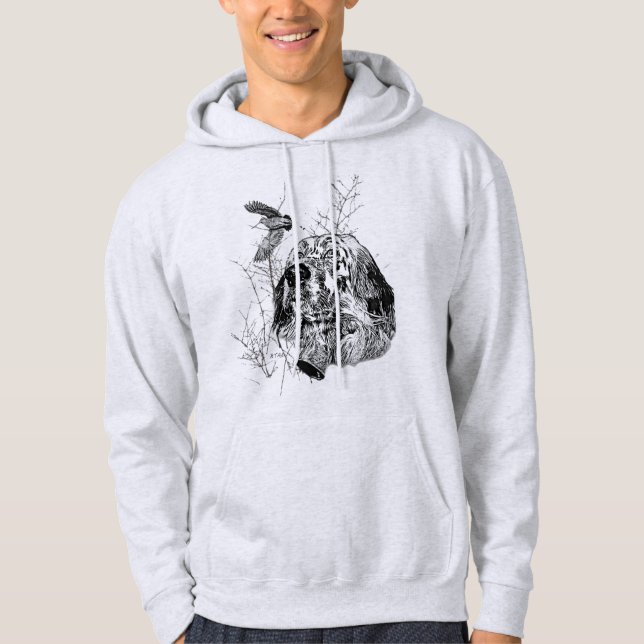 Sudadera Encantador inglés, caza de Woodcock (Anverso)