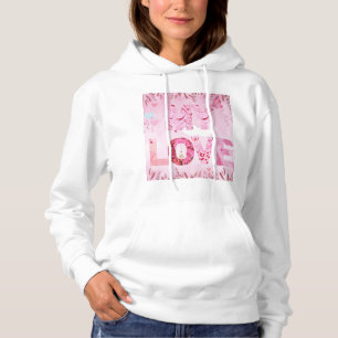 Sudadera Encantadora camiseta con temática rosa MI AMOR tip