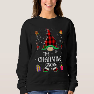 Sudadera Encantadora familia de gnomos pijama de Navidad a 