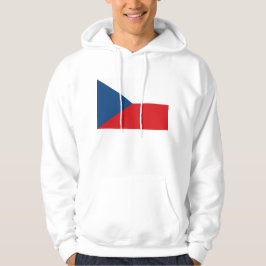 Sudadera encapuchada con bandera checa