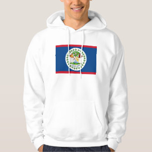 Sudadera encapuchada con bandera de Belice