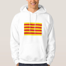 Sudadera encapuchada con bandera de Cataluña