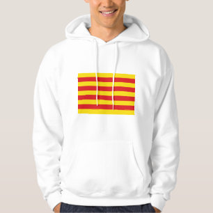 Sudadera encapuchada con bandera de Cataluña