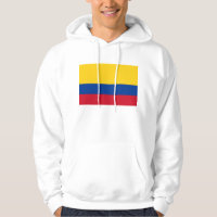 Sudadera encapuchada con bandera de Colombia