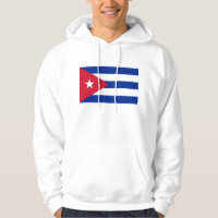 Sudadera encapuchada con bandera de Cuba