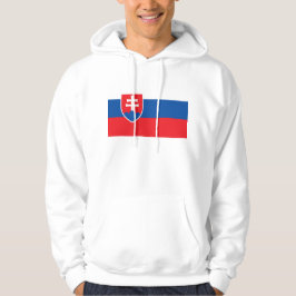 Sudadera encapuchada con bandera de Eslovaquia
