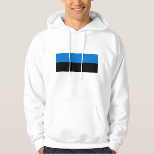 Sudadera encapuchada con bandera de Estonia