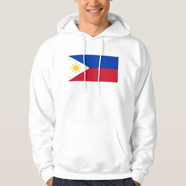Sudadera encapuchada con bandera de Filipinas (Anverso)